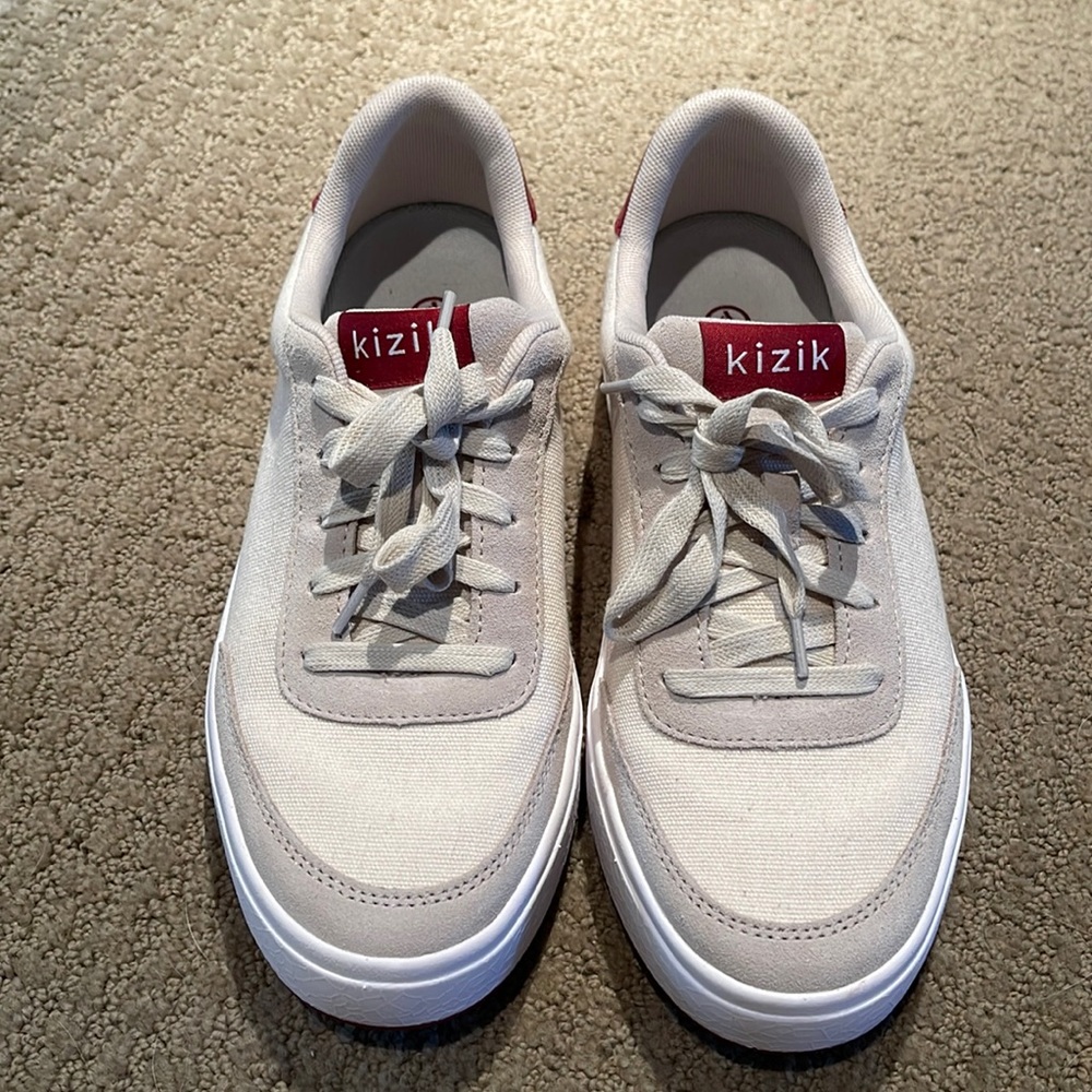 Kizik canvas sneakers worn once